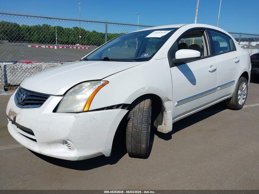 3N1AB6AP6CL782456 2012 NISSAN SENTRA photo no. 2