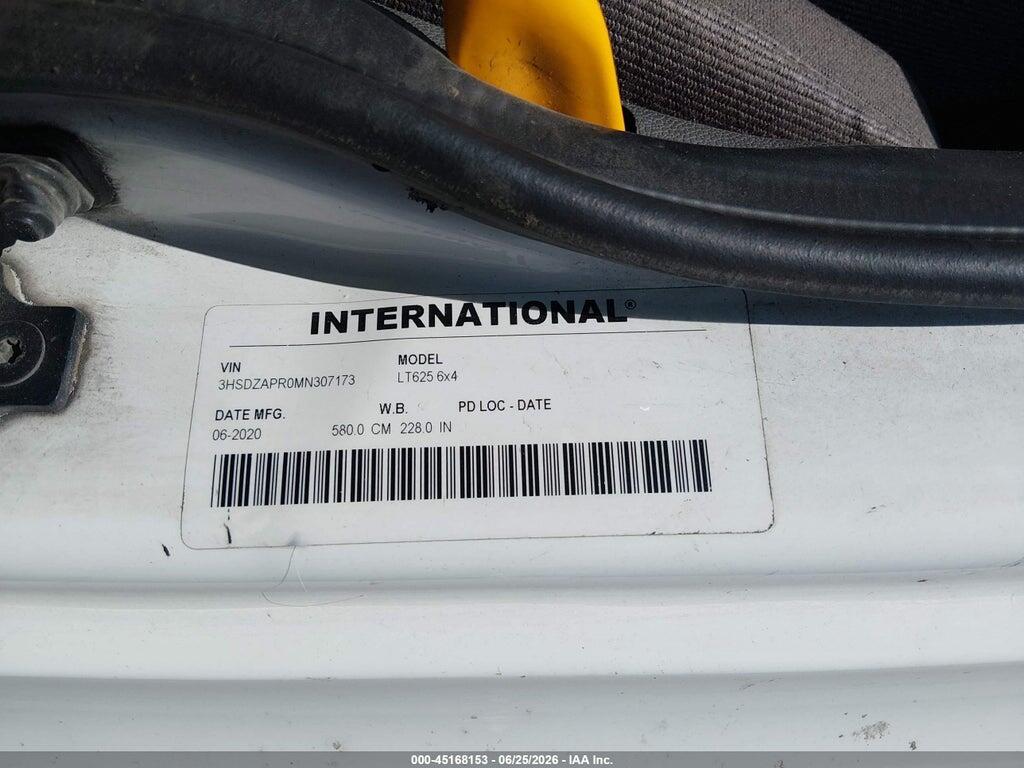 3HSDZAPR0MN307173 2021 INTERNATIONAL LT photo no. 8