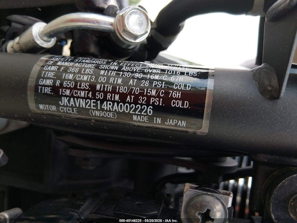 JKAVN2E14RA002226 2024 KAWASAKI VN900 photo no. 10