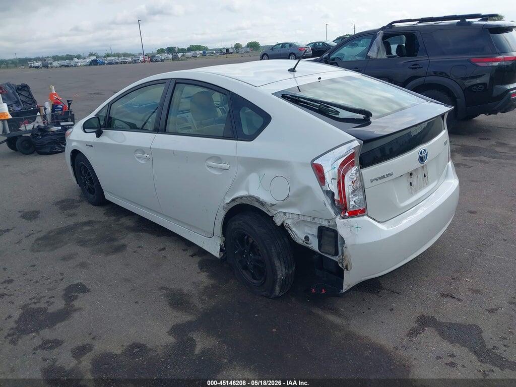 JTDKN3DUXF2000593 2015 TOYOTA PRIUS photo no. 3