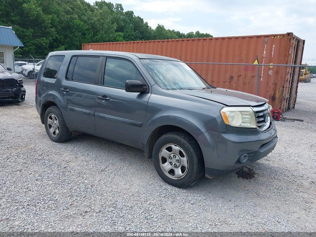 5FNYF4H23DB002492 2013 HONDA PILOT photo no. 1