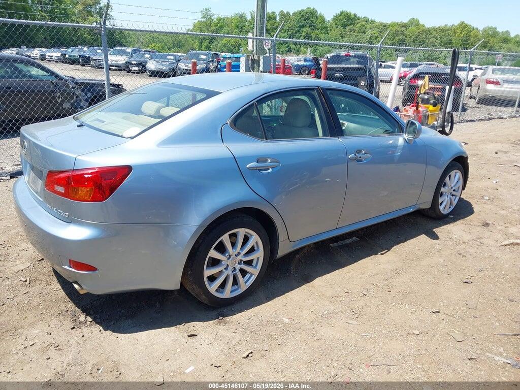 JTHCK262565004437 2006 LEXUS IS 250 photo no. 4