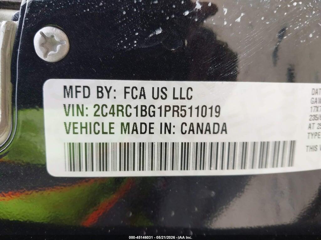 2C4RC1BG1PR511019 2023 CHRYSLER PACIFICA photo no. 9