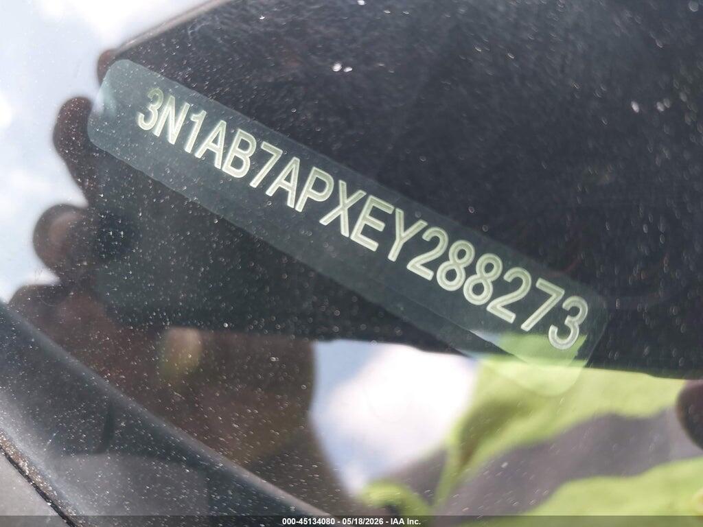 3N1AB7APXEY288273 2014 NISSAN SENTRA photo no. 9