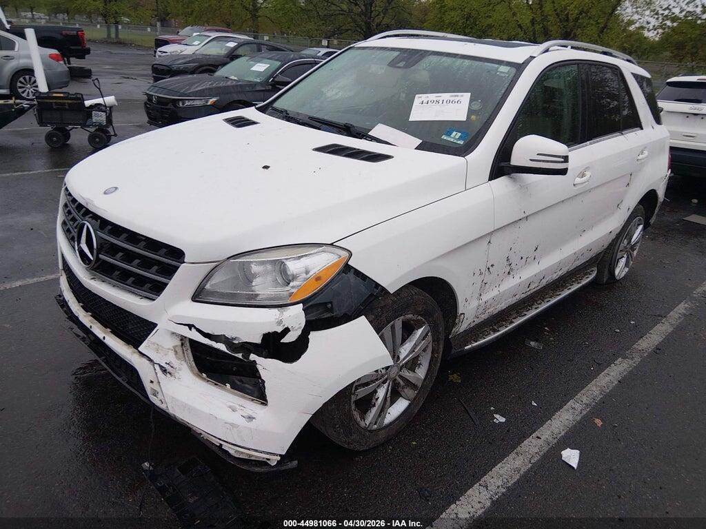 4JGDA5HB7EA314808 2014 MERCEDES-BENZ ML 350 photo no. 2