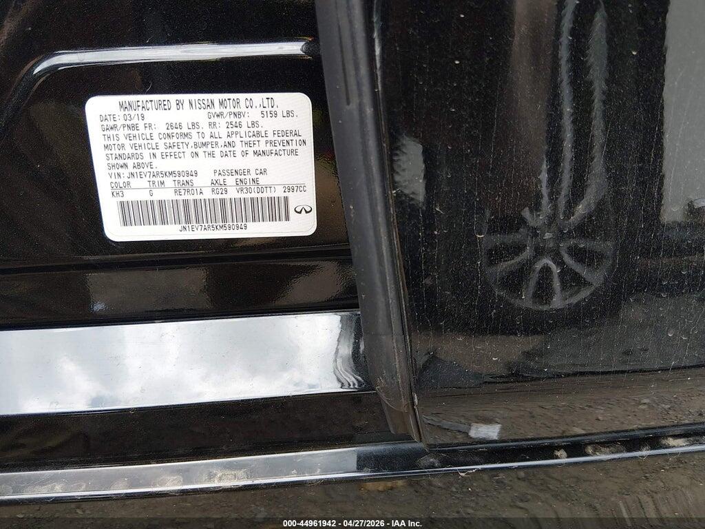 JN1EV7AR5KM590949 2019 INFINITI Q50 photo no. 9