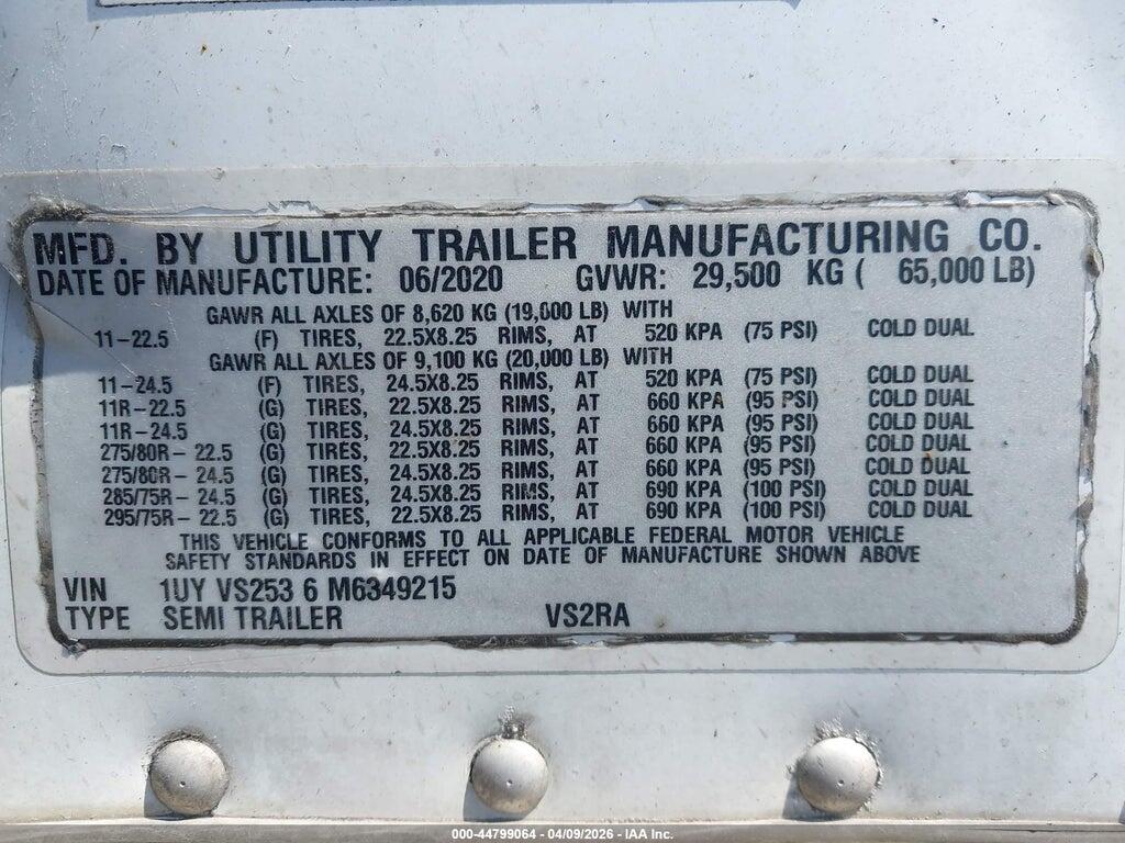 1UYVS2536M6349215 2021 UTILITY TRAILER MFG UNKNOWN photo no. 9