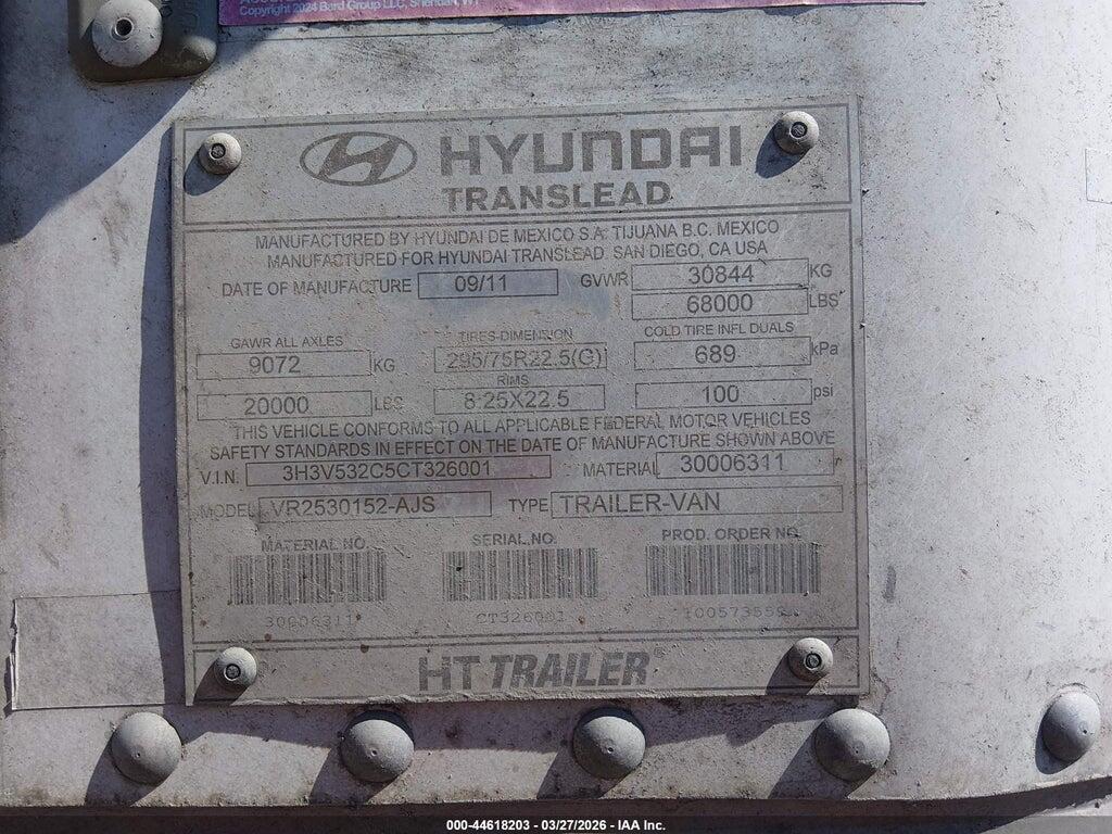 3H3V532C5CT326001 2012 HYUNDAI TRANSLEAD INC UNKNOWN photo no. 9