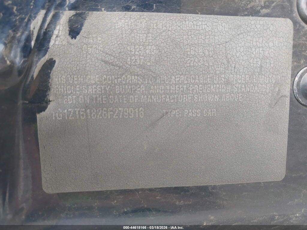1G1ZT51826F279918 2006 CHEVROLET MALIBU photo no. 9
