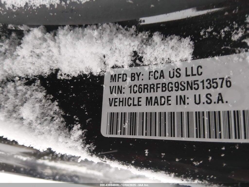 1C6RRFBG9SN513576 2025 RAM 1500 photo no. 9
