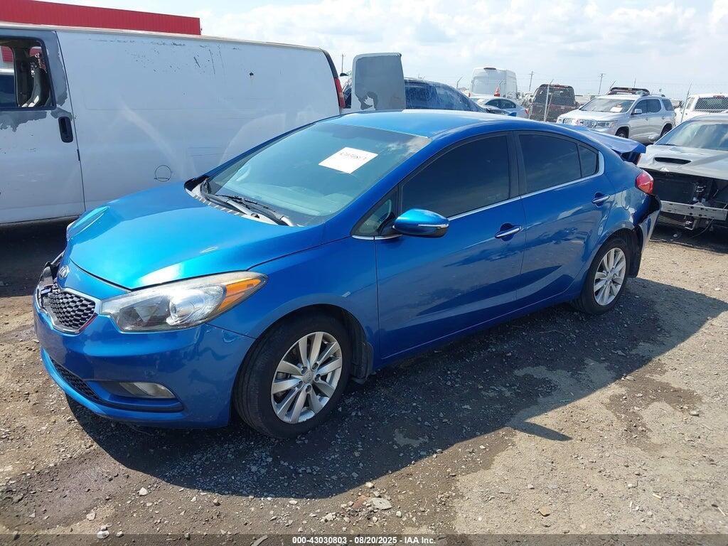 KNAFX4A89E5057063 2014 KIA FORTE photo no. 2