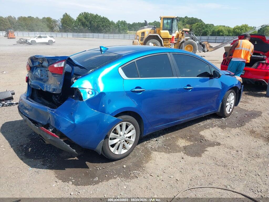 KNAFX4A89E5057063 2014 KIA FORTE photo no. 4