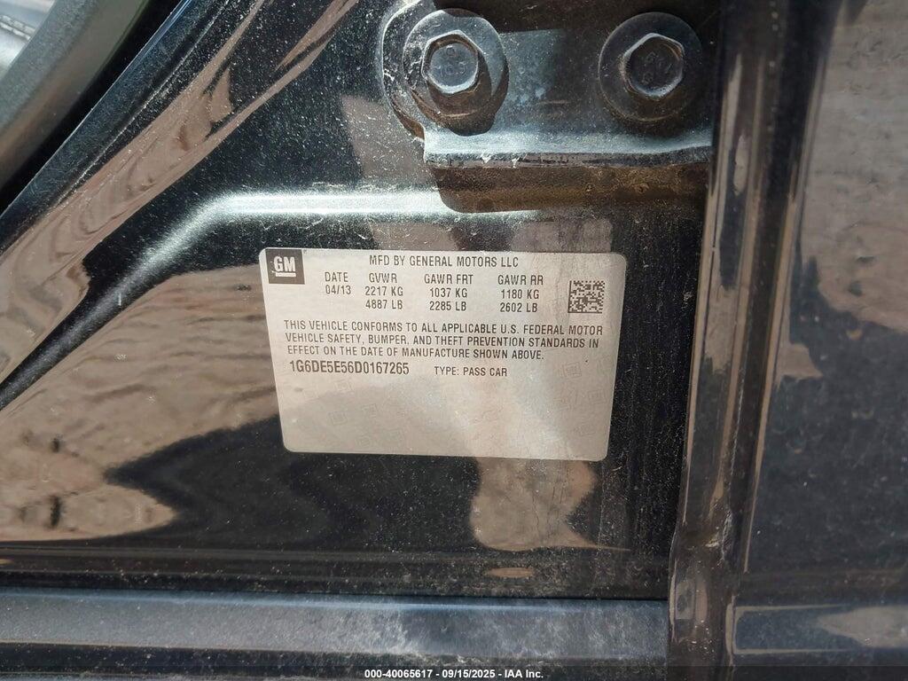 1G6DE5E56D0167265 2013 CADILLAC CTS photo no. 9