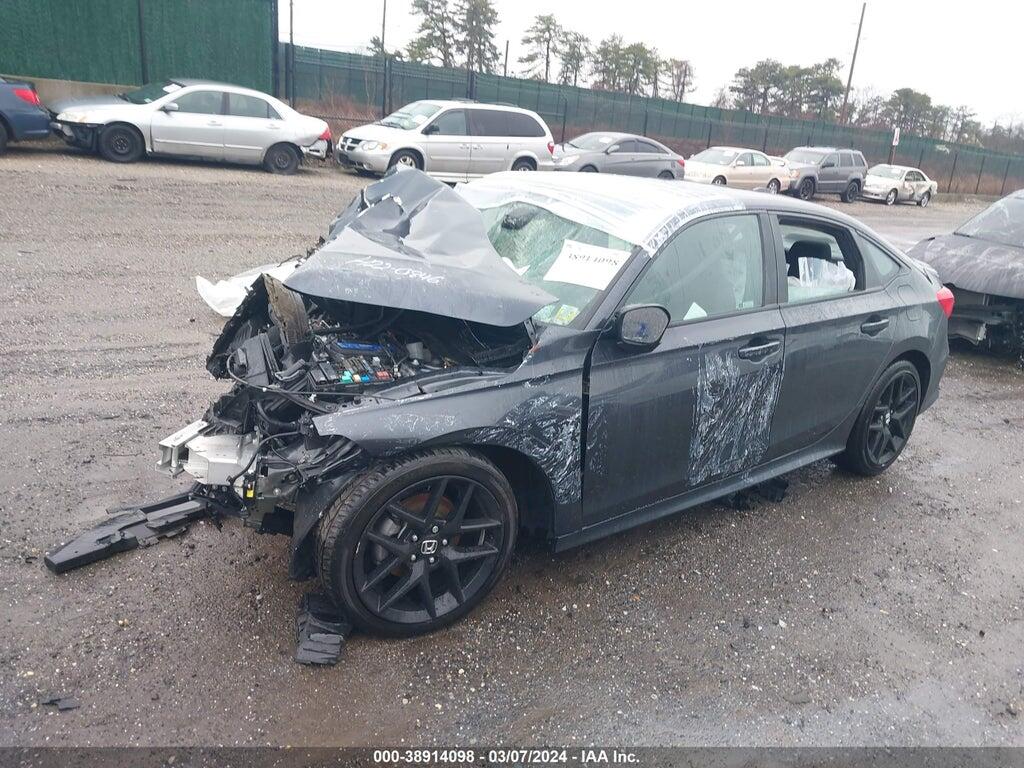 2HGFE2F55NH592445 2022 HONDA CIVIC photo no. 2