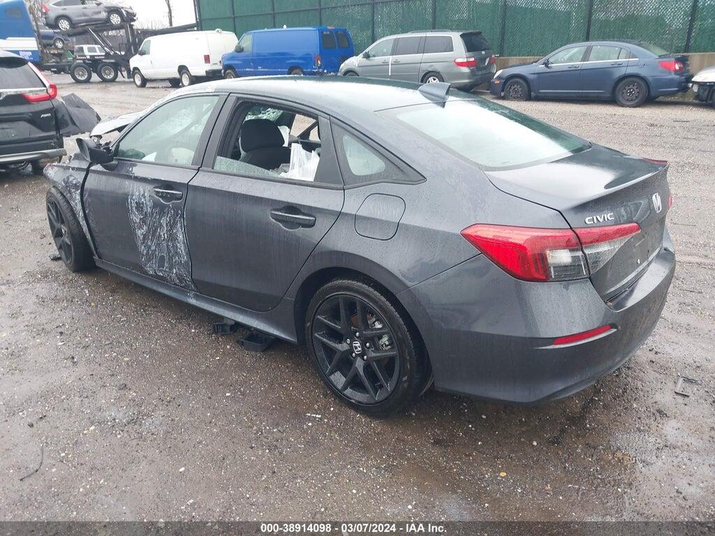 2HGFE2F55NH592445 2022 HONDA CIVIC photo no. 3