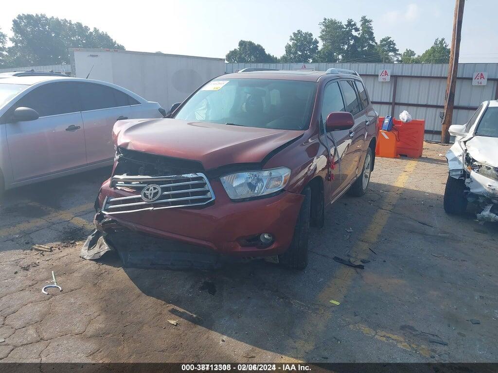 5TDDK3EH7AS011975 2010 TOYOTA HIGHLANDER photo no. 2