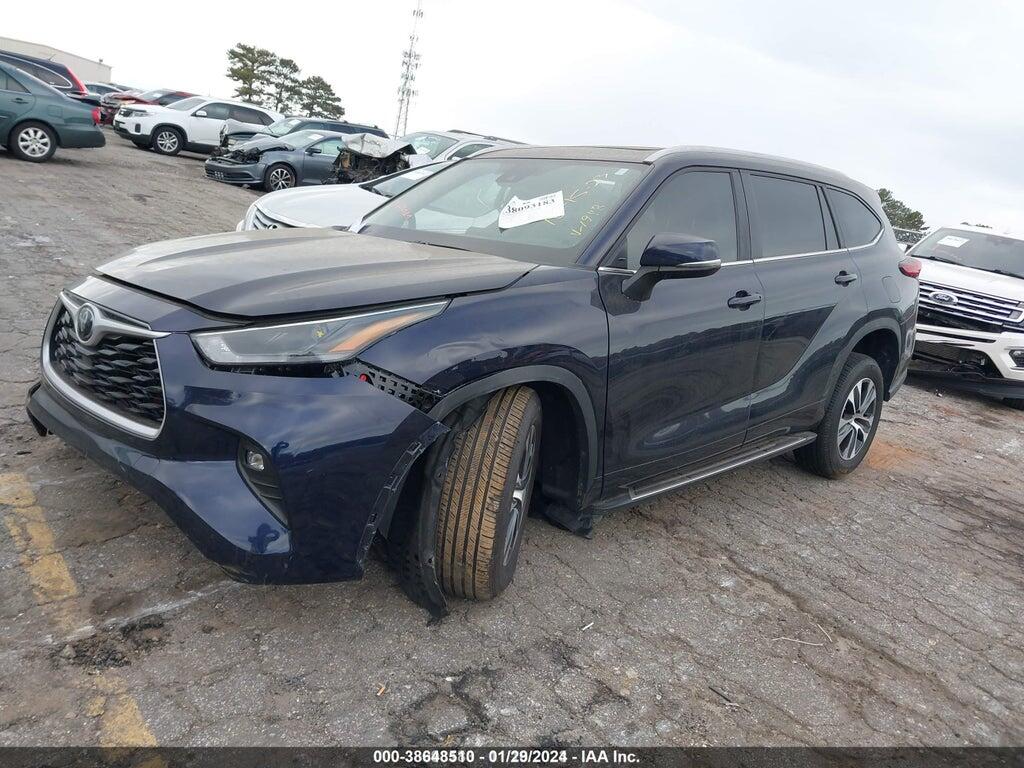 5TDKDRAH6PS021948 2023 TOYOTA HIGHLANDER photo no. 2