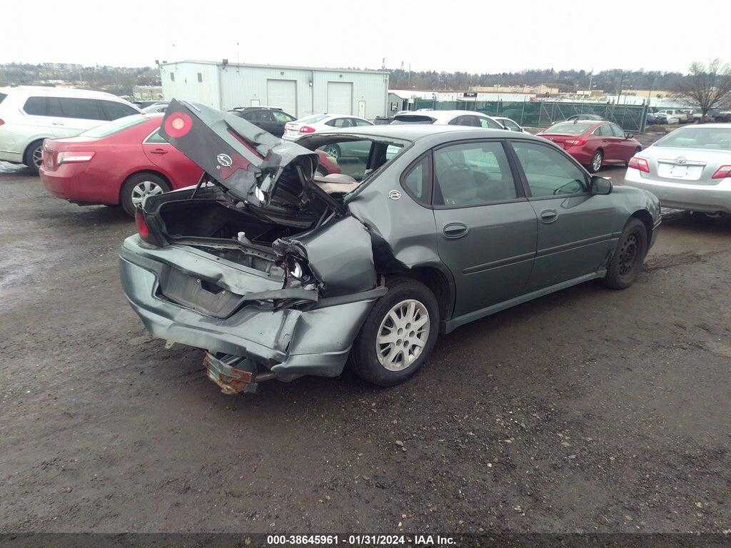 2G1WF52E349292603 2004 CHEVROLET IMPALA photo no. 4