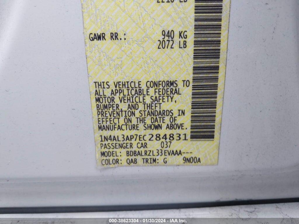 1N4AL3AP7EC284831 2014 NISSAN ALTIMA photo no. 9