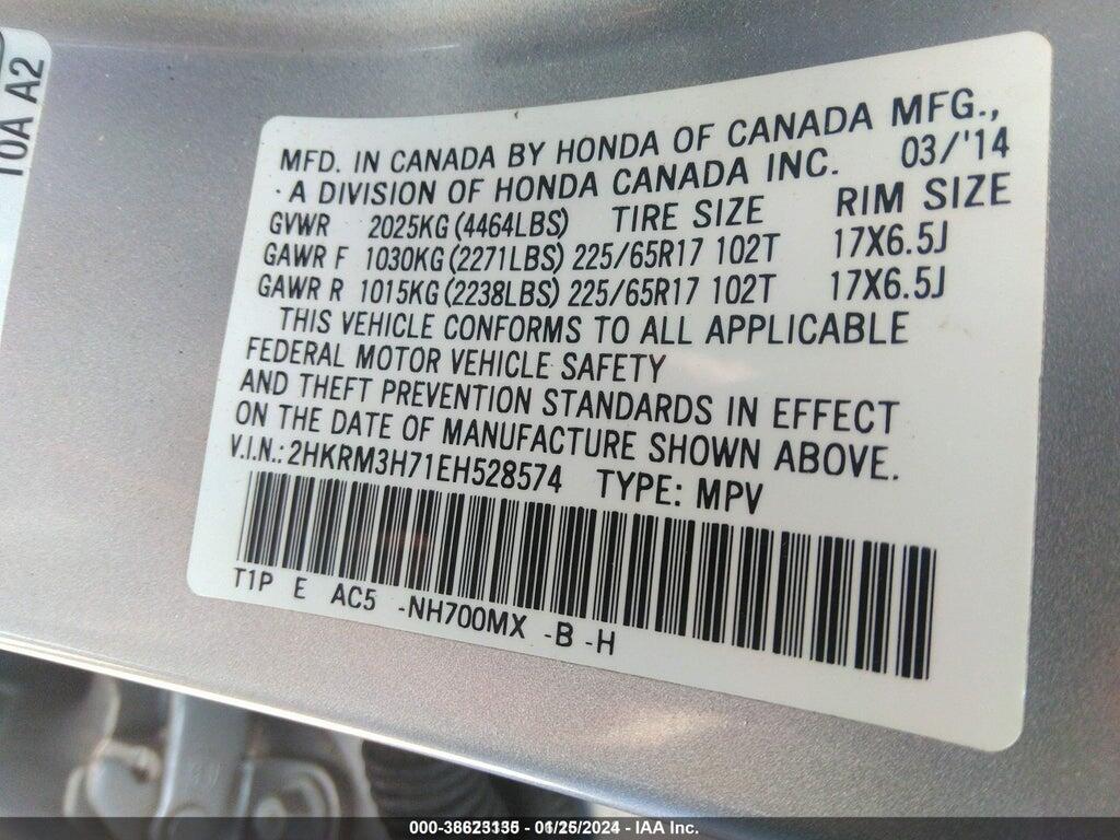 2HKRM3H71EH528574 2014 HONDA CR-V photo no. 9