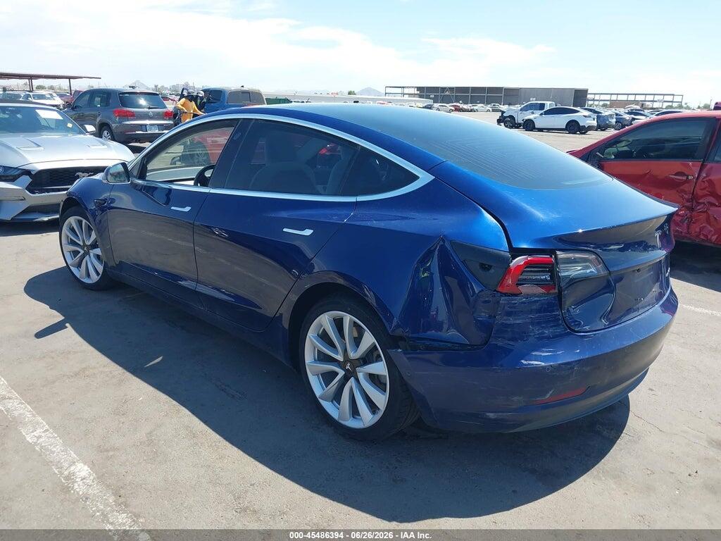 5YJ3E1EB6JF097853 2018 TESLA MODEL 3 photo no. 3