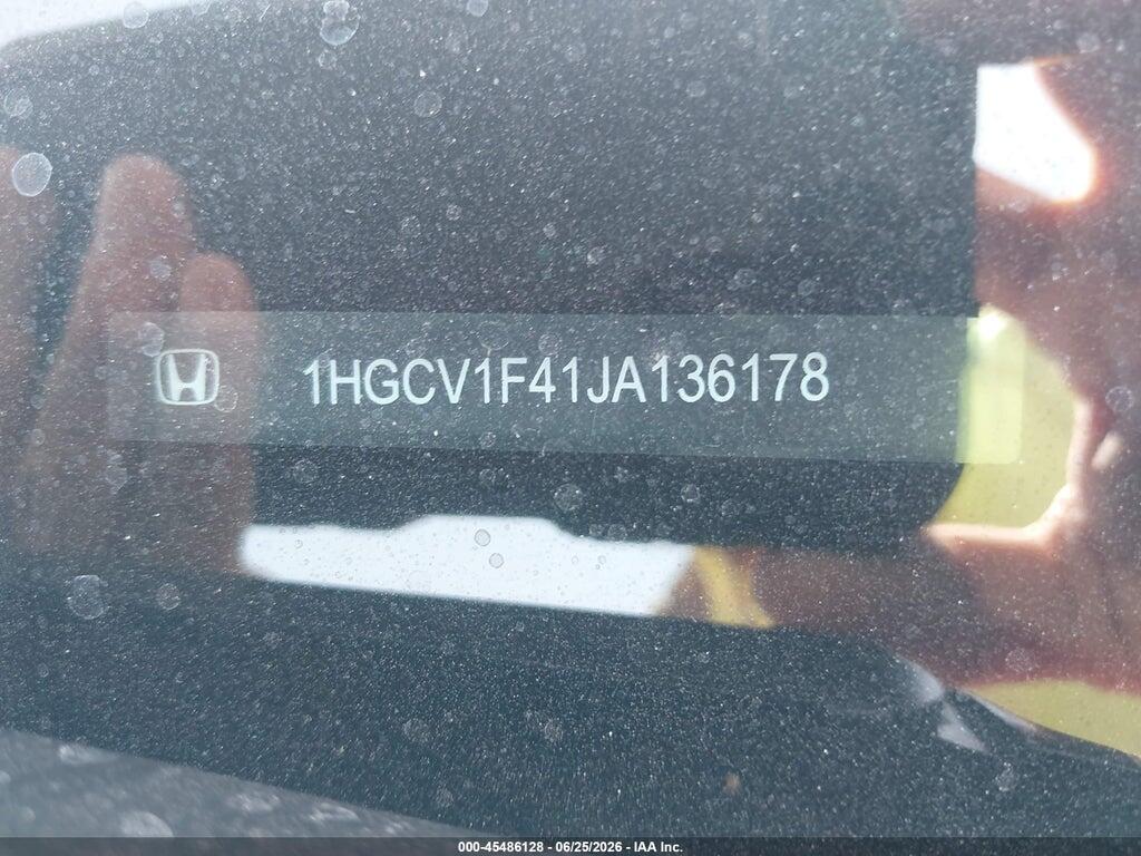 1HGCV1F41JA136178 2018 HONDA ACCORD photo no. 9