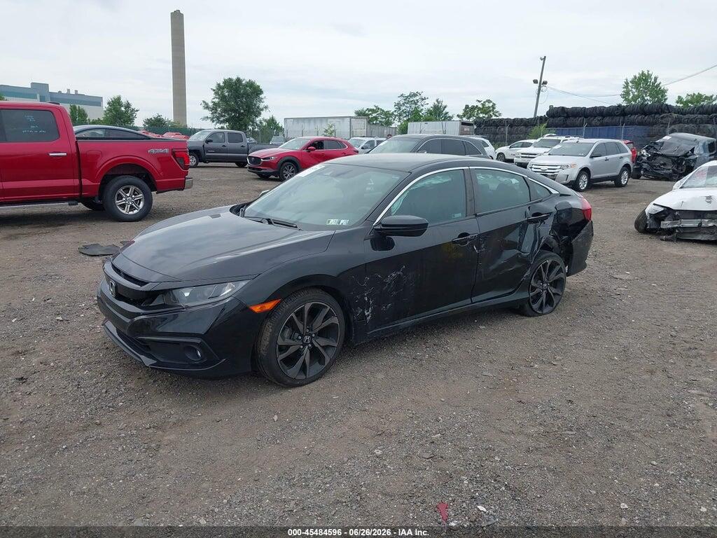 2HGFC2F86MH534861 2021 HONDA CIVIC photo no. 2