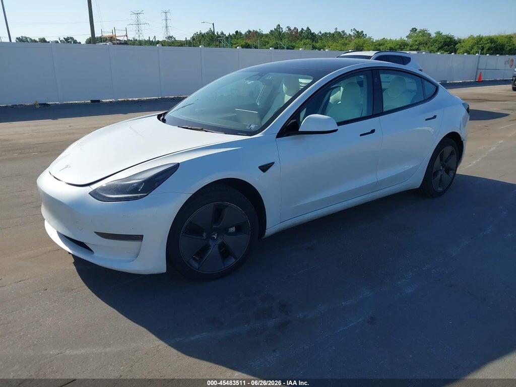 5YJ3E1EA2PF423681 2023 TESLA MODEL 3 photo no. 2