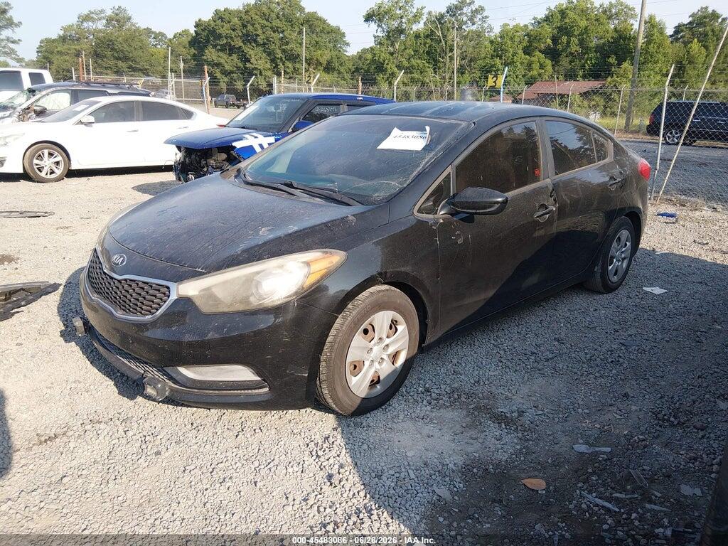 KNAFK4A62G5438835 2016 KIA FORTE photo no. 2