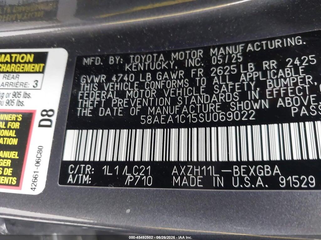 58AEA1C15SU069022 2025 LEXUS ES 300H photo no. 9