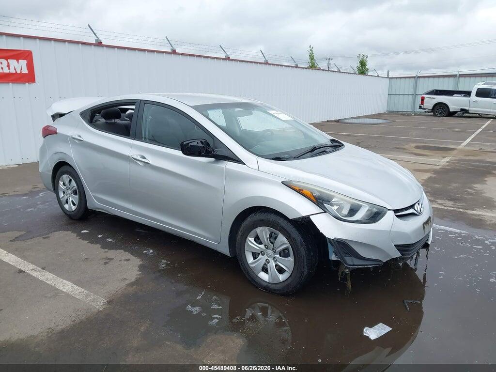 5NPDH4AE1GH662856 2016 HYUNDAI ELANTRA photo no. 1