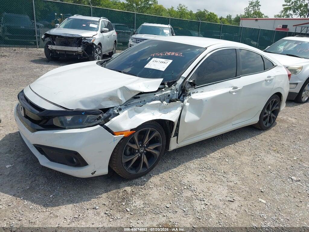 2HGFC2F82KH600626 2019 HONDA CIVIC photo no. 2