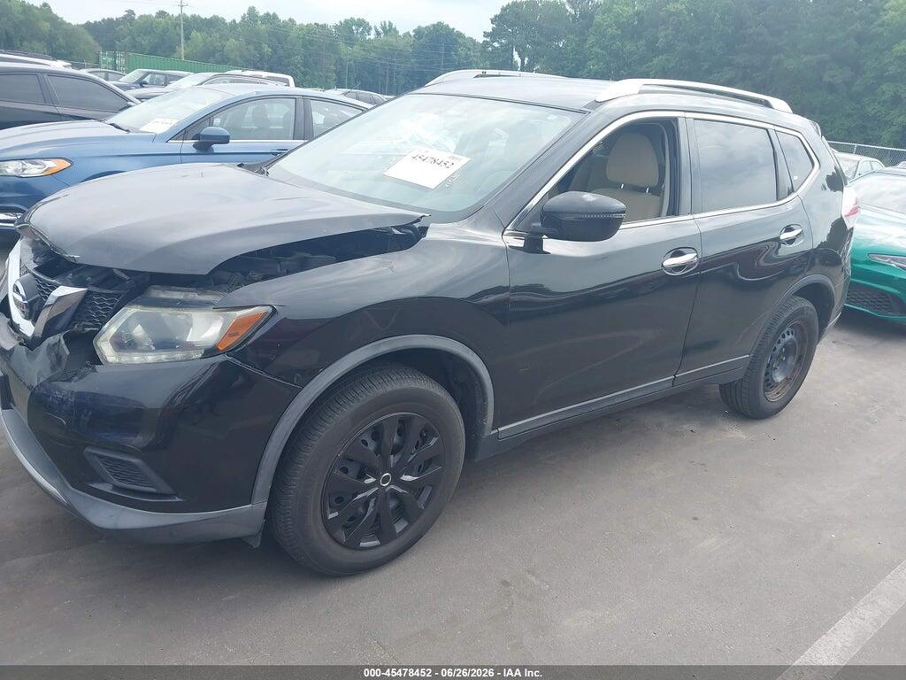 KNMAT2MT9GP634436 2016 NISSAN ROGUE photo no. 2