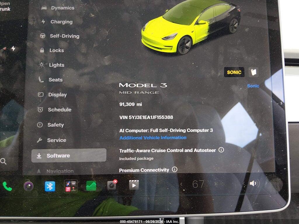 5YJ3E1EA1JF155388 2018 TESLA MODEL 3 photo no. 7