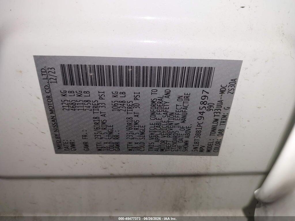 5N1BT3BB1PC945897 2023 NISSAN ROGUE photo no. 9