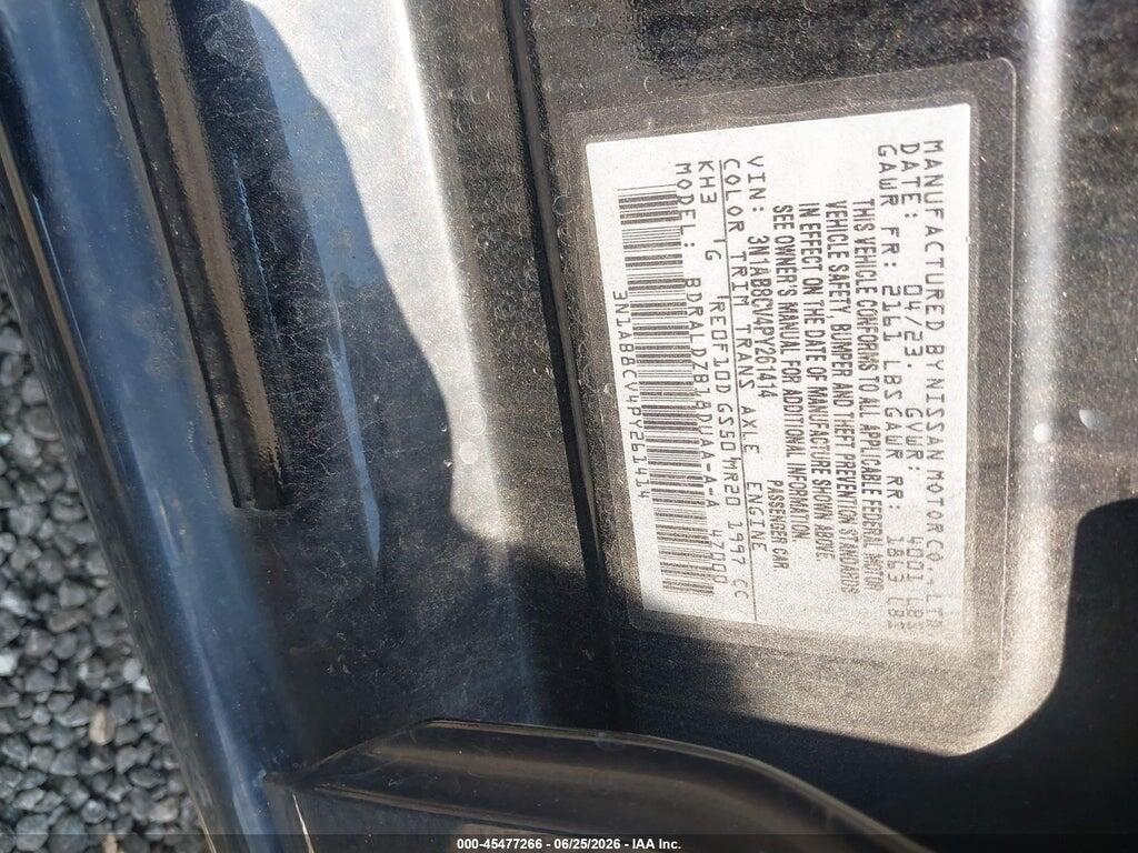 3N1AB8CV4PY261414 2023 NISSAN SENTRA photo no. 9