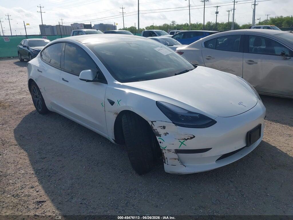 5YJ3E1EB8NF135041 2022 TESLA MODEL 3 photo no. 1