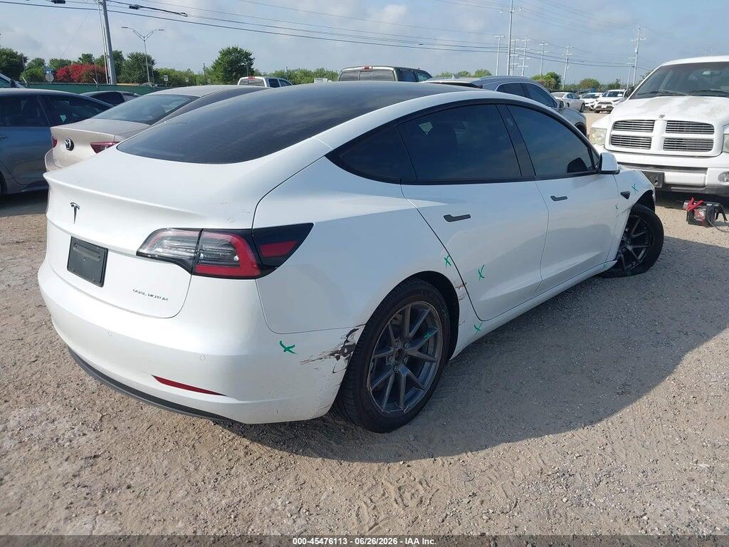 5YJ3E1EB8NF135041 2022 TESLA MODEL 3 photo no. 4