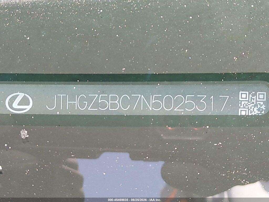 JTHGZ5BC7N5025317 2022 LEXUS RC 350 photo no. 9