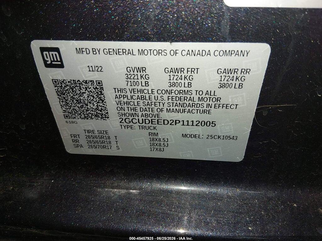 2GCUDEED2P1112005 2023 CHEVROLET SILVERADO 1500 photo no. 9