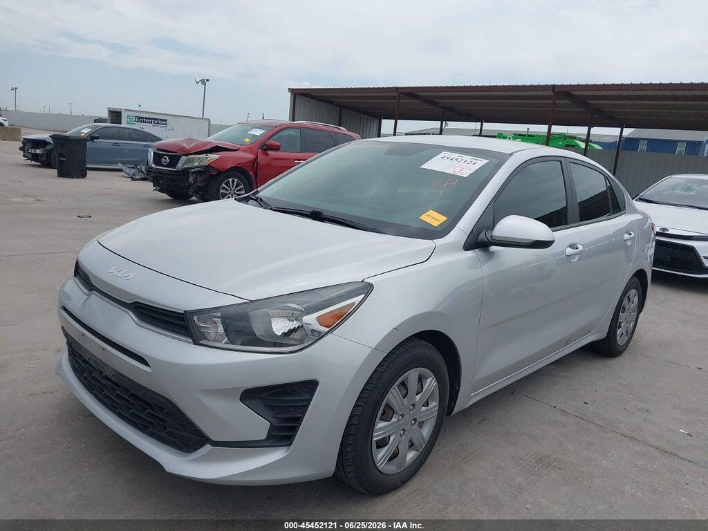 3KPA24AD5NE444058 2022 KIA RIO photo no. 2