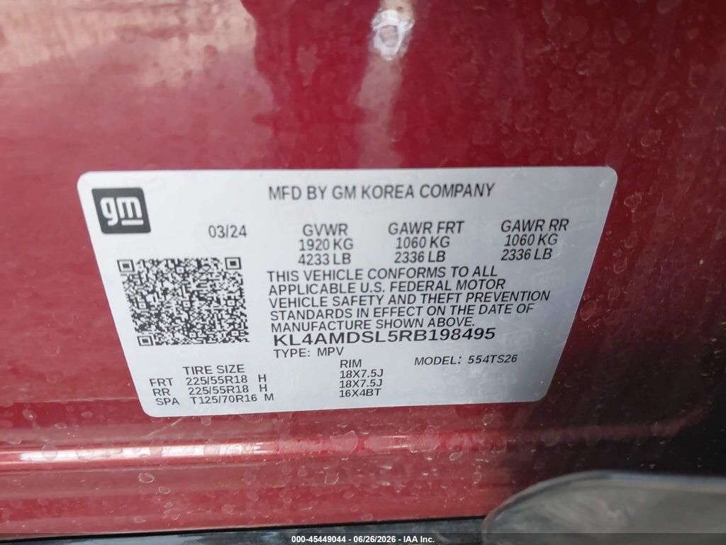 KL4AMDSL5RB198495 2024 BUICK ENCORE GX photo no. 9