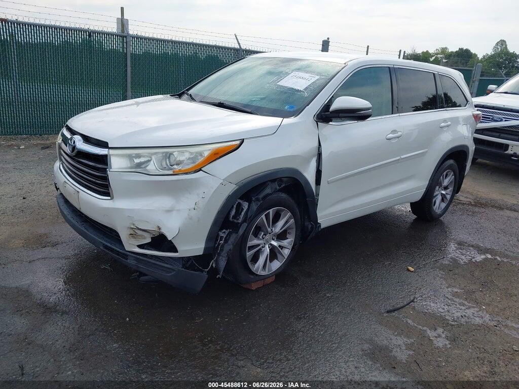 5TDBKRFH7ES013109 2014 TOYOTA HIGHLANDER photo no. 2