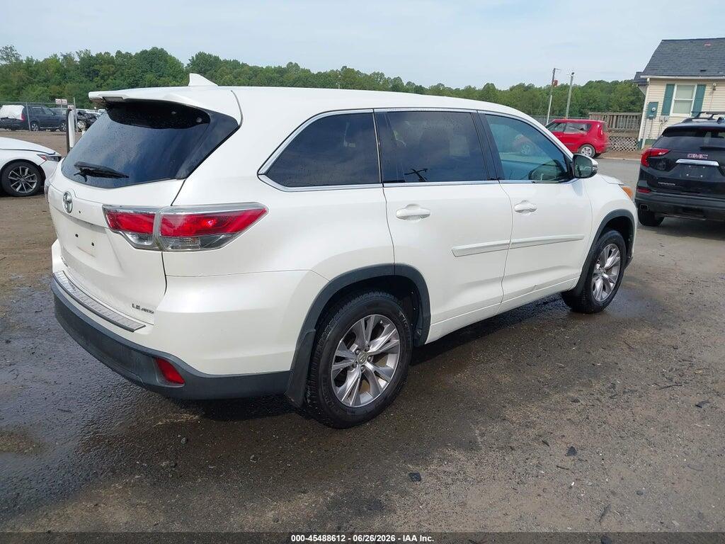 5TDBKRFH7ES013109 2014 TOYOTA HIGHLANDER photo no. 4