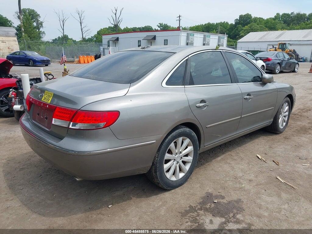 KMHFC46D99A371602 2009 HYUNDAI AZERA photo no. 4