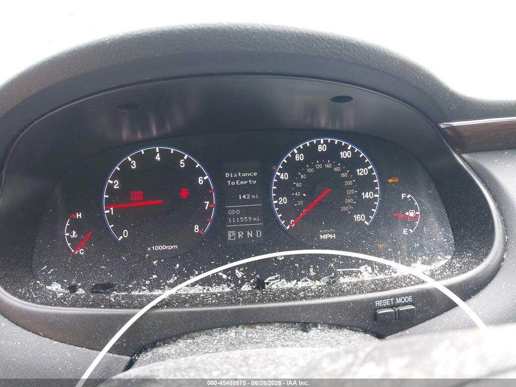 KMHFC46D99A371602 2009 HYUNDAI AZERA photo no. 7