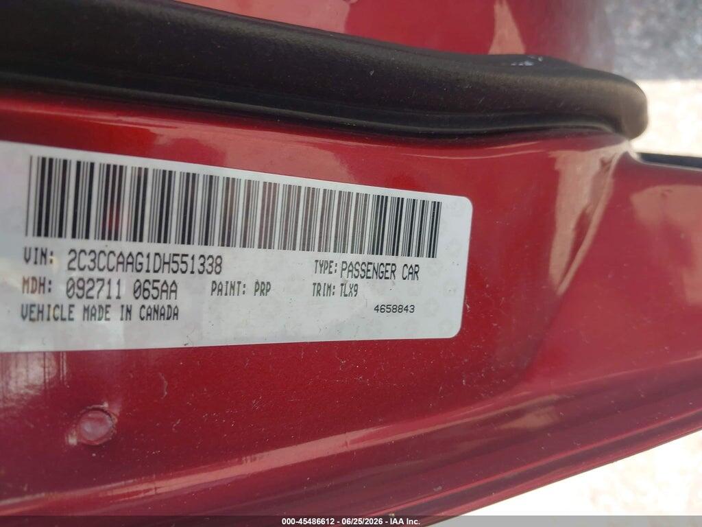 2C3CCAAG1DH551338 2013 CHRYSLER 300 photo no. 9