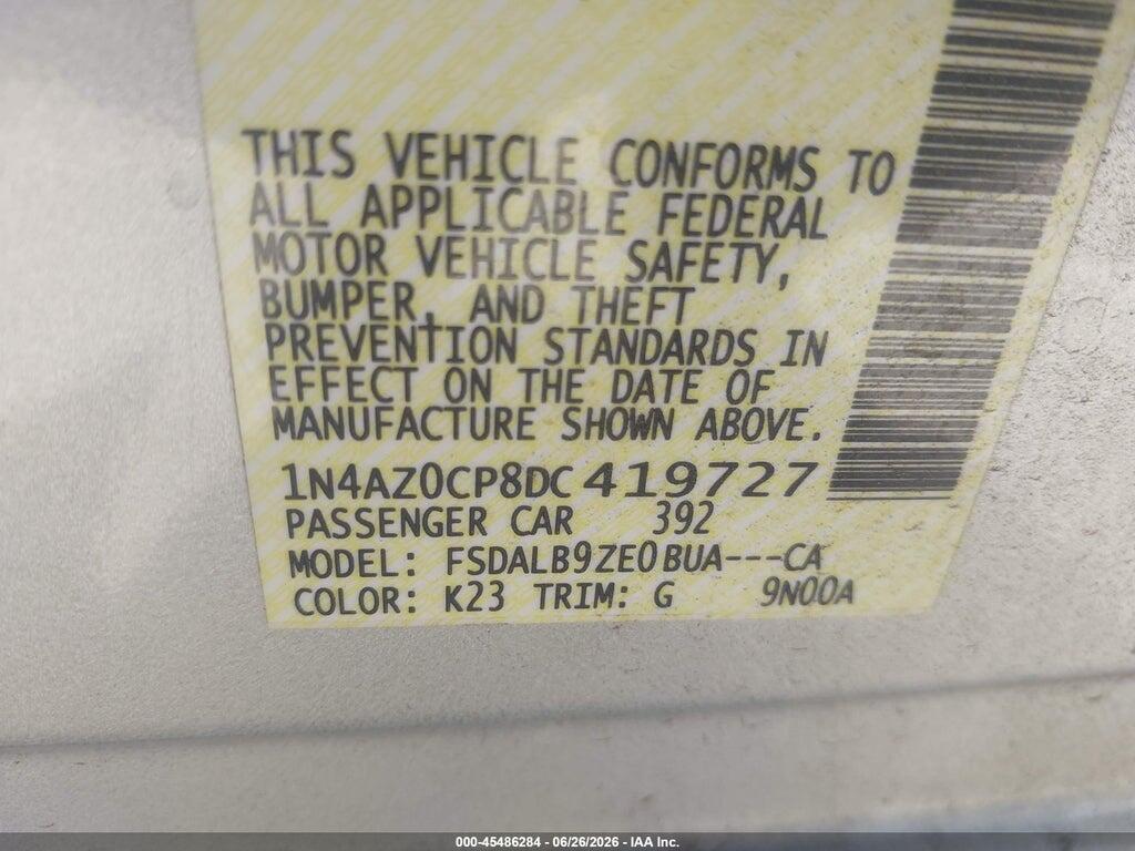 1N4AZ0CP8DC419727 2013 NISSAN LEAF photo no. 9