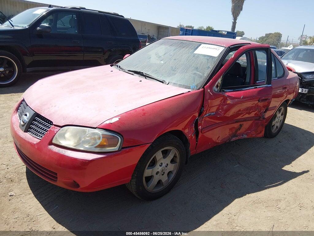 3N1CB51D26L587578 2006 NISSAN SENTRA photo no. 2