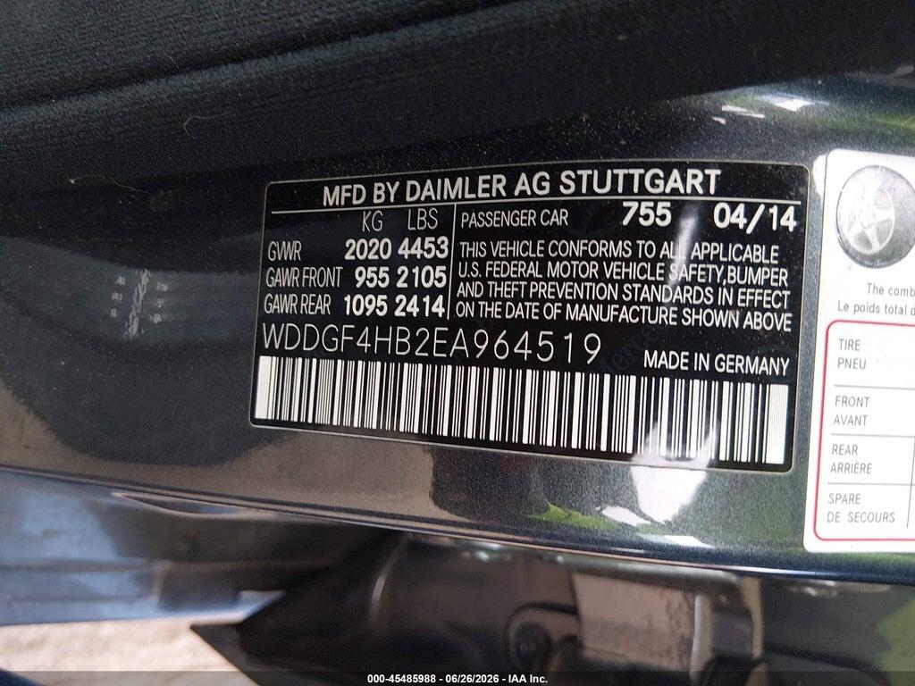 WDDGF4HB2EA964519 2014 MERCEDES-BENZ C 250 photo no. 9